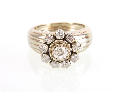 Brillant Ring zus. ca. 1,20 ct - Jewellery and watches