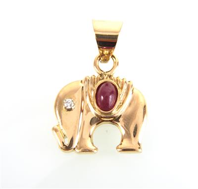 Brillantanhänger "Elefant" - Jewellery and watches