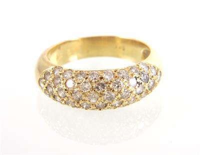 Brillant Ring zus. ca. 1,00 ct - Klenoty a náramkové