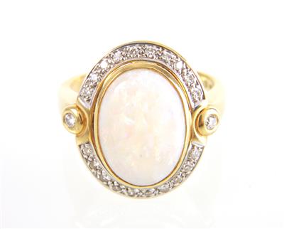 Opal-Brillant Ring - Jewellery and watches