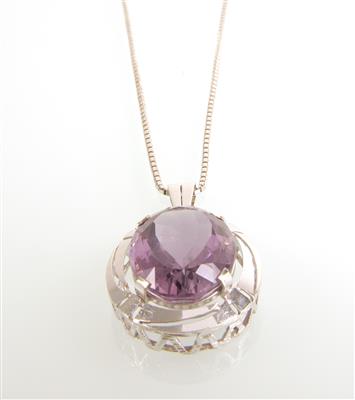 Amethystcollier ca. 24 ct - Klenoty a náramkové