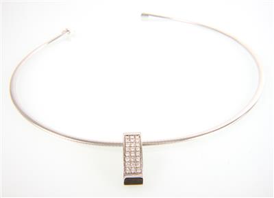 Brillantcollier zus. ca. 0,50 ct - Gioielli e orologi