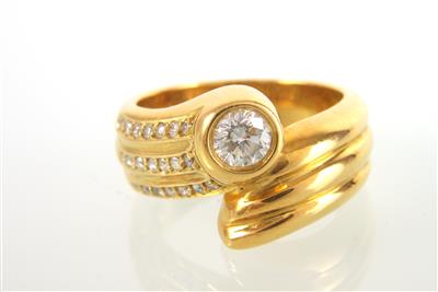 Brillantring zus. ca. 0,55 ct - Gioielli e orologi