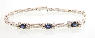 Brillant-Saphir Armkette - Jewellery and watches