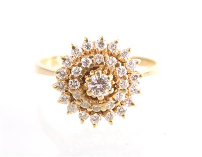 Brillantring zus. ca. 0,75 ct - Gioielli e orologi