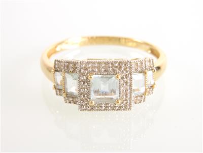 Diamantring zus. ac. 0,20 ct - Gioielli e orologi