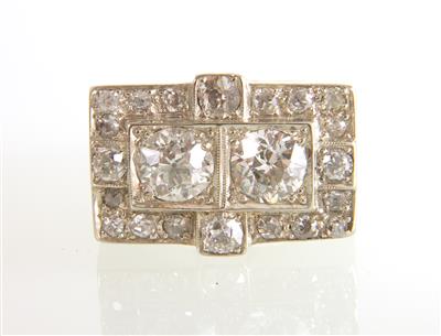 Altschliffbrillant-Diamant Ring zus. ca. 1,50 ct - Gioielli e orologi
