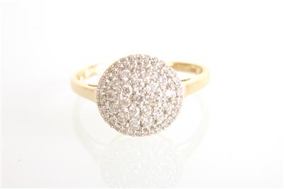 Brillant/Diamantring zus. ca. 0,50 ct - Jewellery and watches