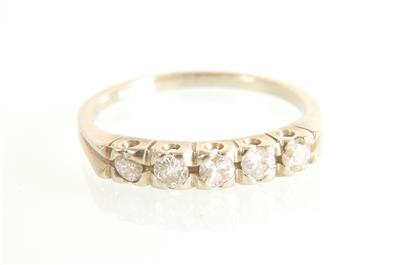 Brillantring zus. ca. 0,35 ct - Schmuck und Uhren