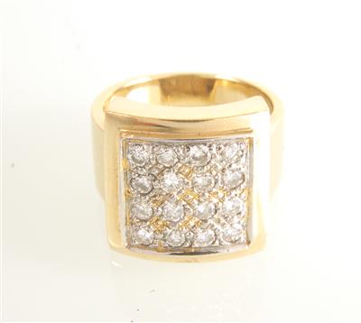 Brillantring zus. ca. 0,80 ct - Jewellery and watches