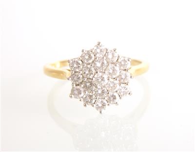 Brillantring zus. ca. 1 ct - Gioielli e orologi