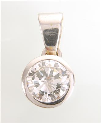 Brillantsolitäranhänger ca. 2,00 ct - Jewellery and watches