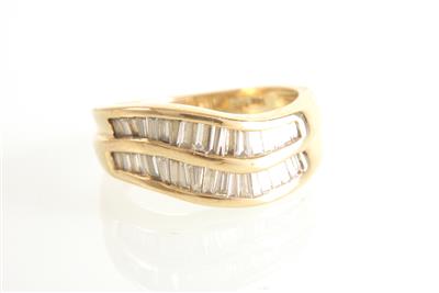 Diamant Ring zus. ca. 1,10 ct - Jewellery and watches