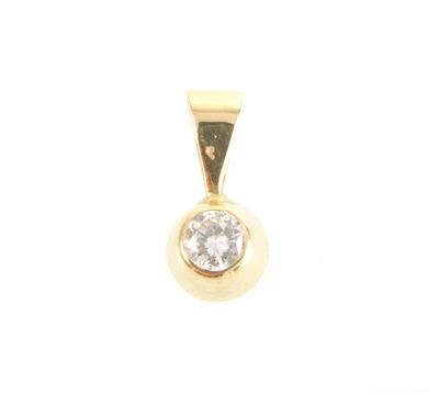 Brillantanhänger ca. 0,15 ct - Gioielli e orologi