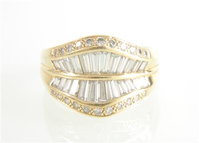 Brillant-Damenring zus. ca. 1,20 ct - Jewellery and watches