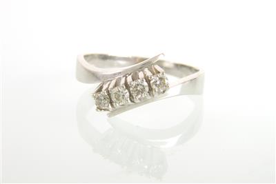 Brillantring zus. ca. 0,30 ct - Klenoty a Hodinky