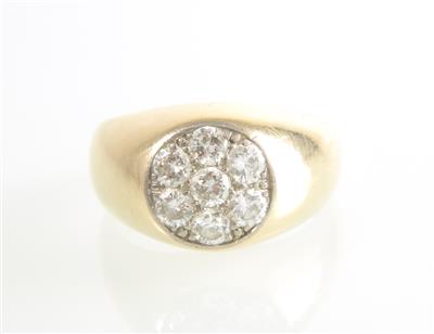 Brillantring zus. ca. 0,70 ct - Gioielli e orologi