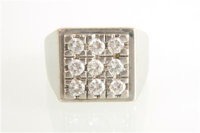 Brillantring zus. ca. 1,05 ct - Schmuck und Uhren