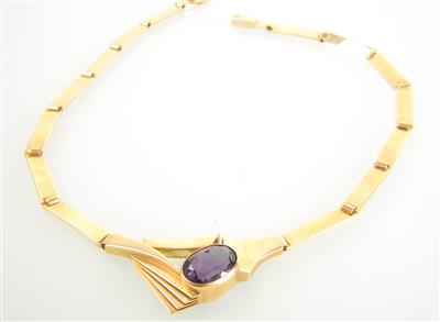 Amethystcollier ca. 6 ct - Jewellery and watches