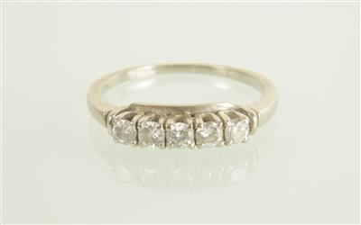 Brillantring zus. ca. 0,50 ct - Schmuck und Uhren