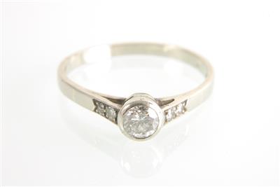 Brillant/Diamantring zus. ca. 0,40 ct - Gioielli e orologi