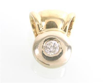 Brillantanhänger ca. 0,10 ct - Jewellery and watches