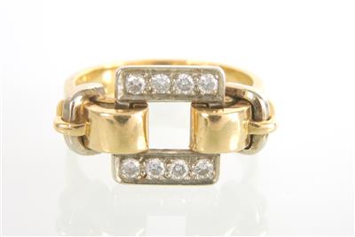 Brillantring zus. ca. 0,15 ct - Klenoty a Hodinky