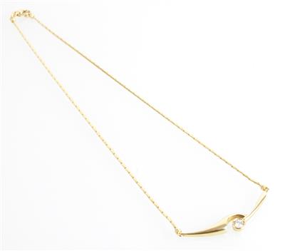 Brillantsolitärcollier 0,27 ct - Klenoty a Hodinky