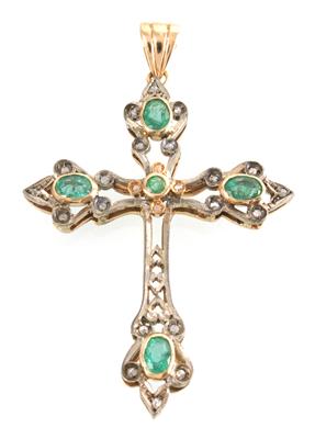 Diamantkreuz - Schmuck und Uhren