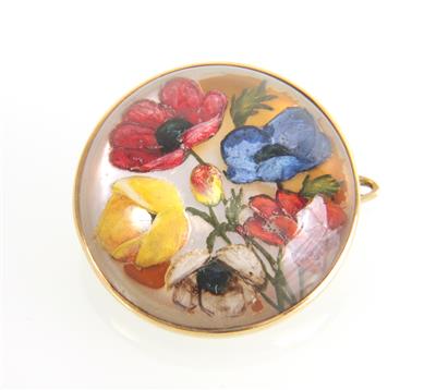 Florale Brosche - Jewellery and watches