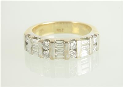 Brillant Diamantring zus. ca.0,95 ct - Jewellery and watches