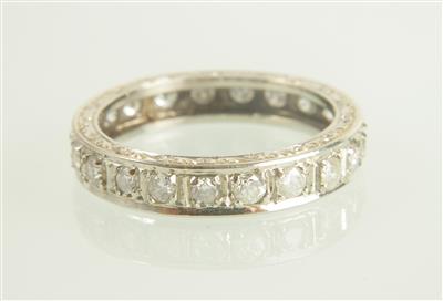 Brillant Memoryring zus. ca. 1,05 ct - Klenoty a Hodinky