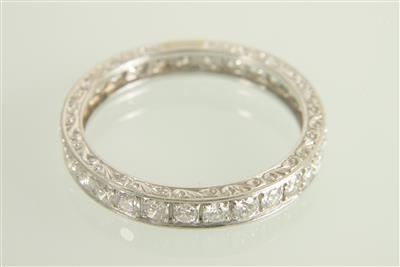 Brillant Memoryring zus. ca. 1,00 ct - Jewellery and watches