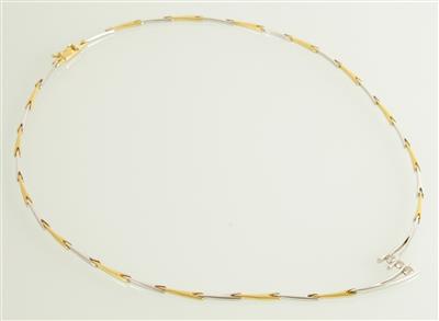 Brillantcollier zus ca 0,25 ct - Jewellery and watches