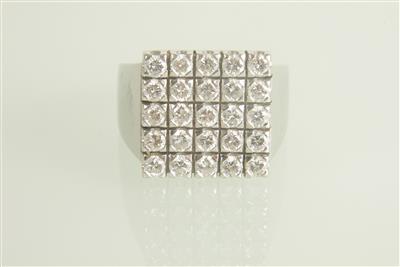 Brillantring zus. ca. 1,10 ct - Klenoty a Hodinky