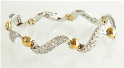 Brillantarmband zus. ca. 3,25 ct - Schmuck und Uhren