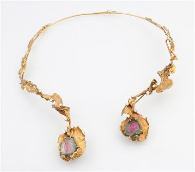 Brillantcollier zus. ca. 0,50 ct - Gioielli e orologi