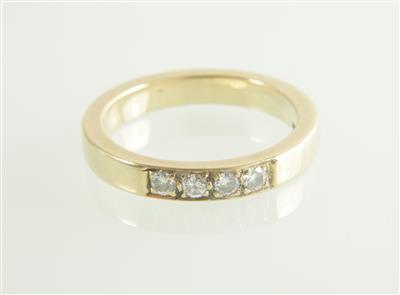 Brillantring zus. ca. 0,15 ct - Klenoty a Hodinky