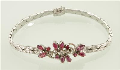 Brillantarmkette zus. ca. 0,15 ct - Klenoty a Hodinky