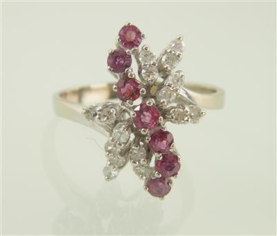 Diamantring zus. ca. 0,30 ct - Klenoty a Hodinky