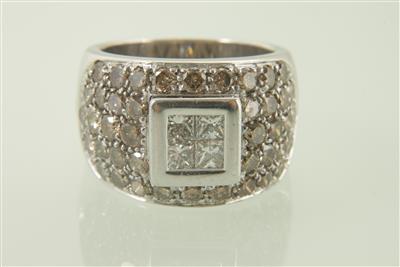 Brillant/Diamantring zus. ca. 2,50 ct - Klenoty a Hodinky