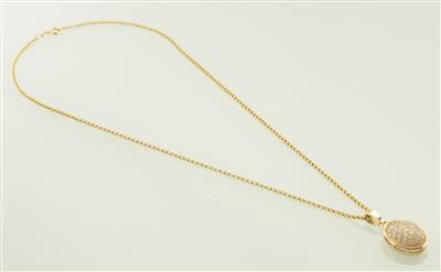 Brillantcollier zus. ca. 1 ct - Gioielli e orologi