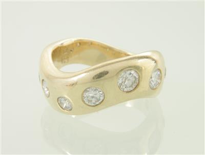 Brillantring zus. ca. 1,10 ct - Gioielli e orologi