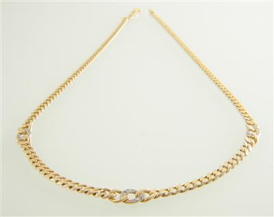 Diamantcollier - Klenoty a Hodinky