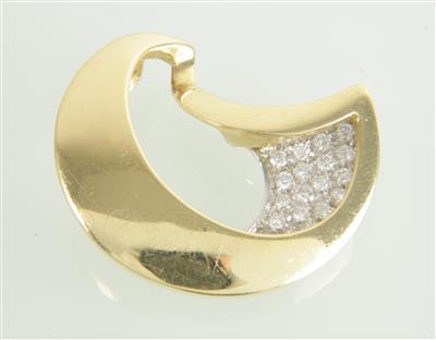 Brillantanhänger zus. ca. 0,40 ct - Schmuck und Uhren