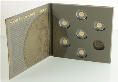 Gold-Medaillensatz "Solid Gold Eagle" - Gioielli e orologi