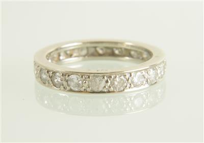 Brillantmemoryring zus. ca. 1,40 ct - Jewellery and watches