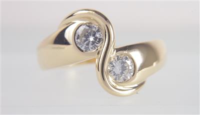 Brillantring zus. 0,65 ct - Schmuck und Uhren