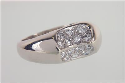 Brillantring zus. ca. 0,50 ct - Klenoty a Hodinky