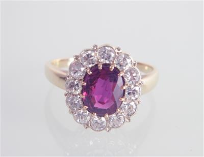 Diamant Rubinring - Jewellery and watches